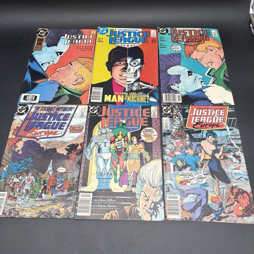 Justice League International Comic Lot‎ Guy Gardner Maxwell Lord Europe Teesdale - Picture 2 of 6